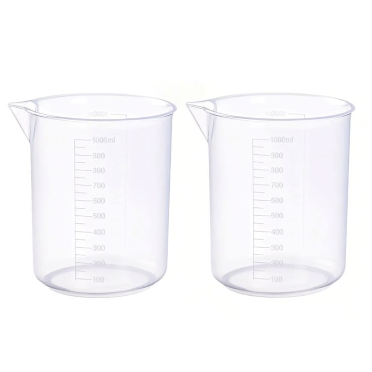 Plastic Beakers with Spout