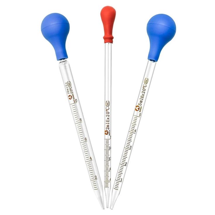 Graduated pipettes